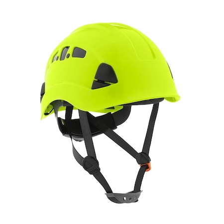 Jackson Safety Climbing Inspired Hard Hat, ABS, 6 Point Rapid Dial, Hi-Viz Green 20926